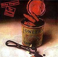 Portada espaola de Sticky Fingers